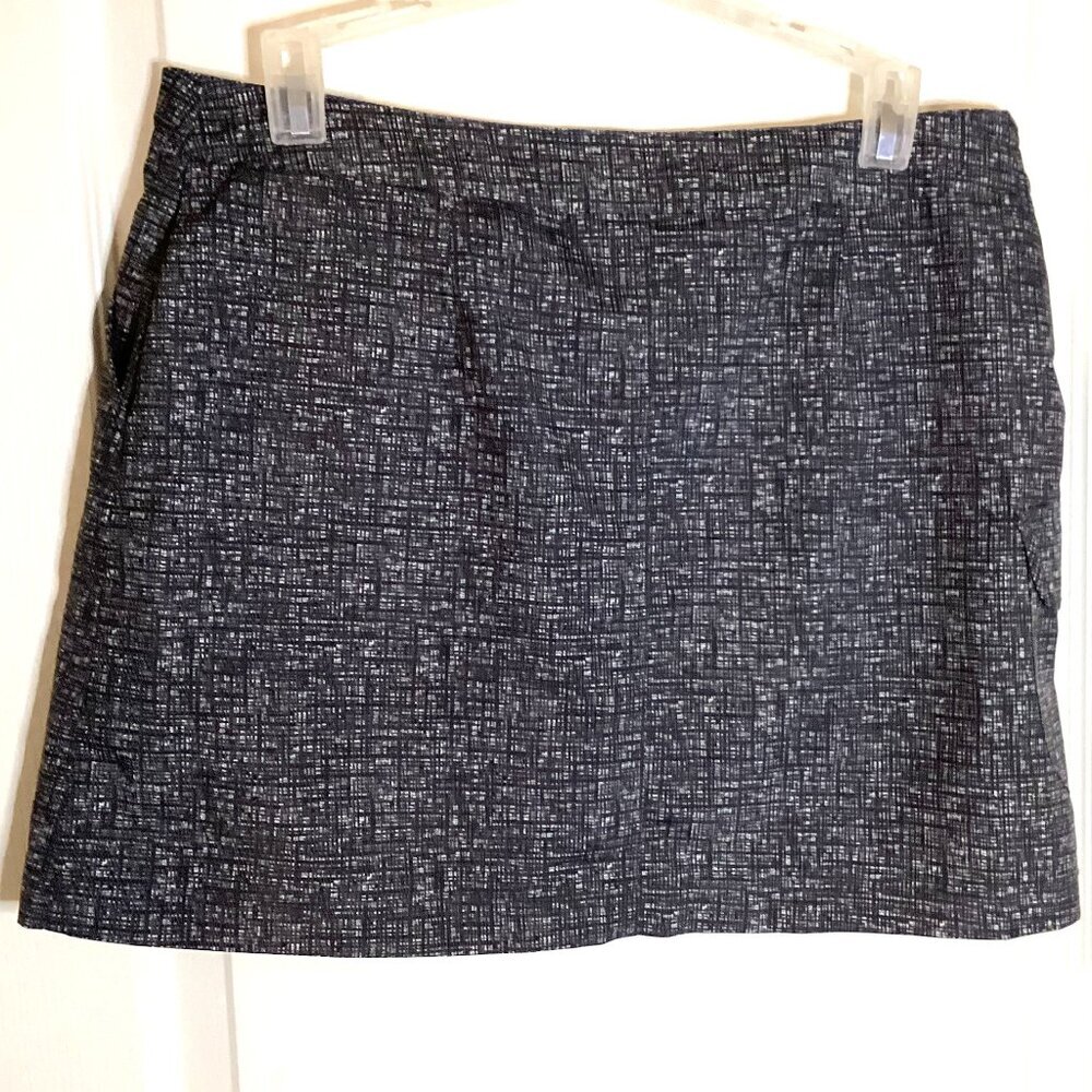 Avia Women's Skort Skirt Tennis Golfing Golf Size S/P Dark Gray Activewear